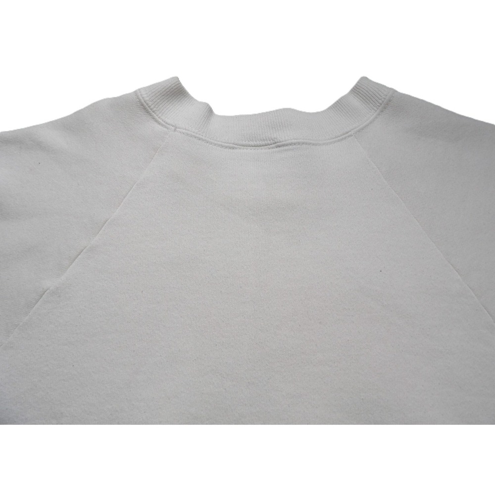 VTG 80s Fruit Of The Loom Birds Of A Feather Crewneck Sweatshirt White Large USA - Picture 14 of 16